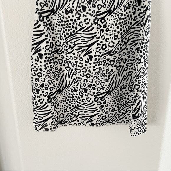 With Jean Boogie Cami Mini Dress In Wild Child Leopard Y2K Size Small Babydoll - Picture 6 of 16